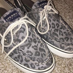 Sperry Top-Sider Grey Cheetah Shoes